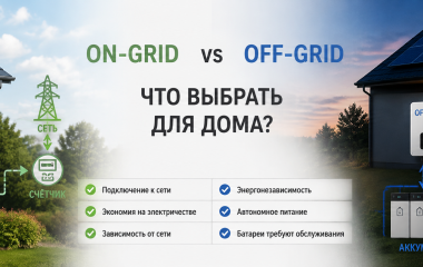 Разница между on-grid и off-grid инверторами: что выбрать для дома
